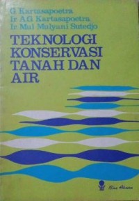 Image of Teknologi Konservasi Tanah dan Air