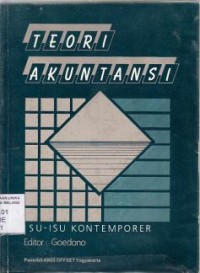 Image of Teori Akuntansi : Isu-isu Kontemporer