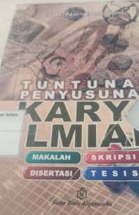 Image of Tuntunan Penyusunan Karya Ilmiah