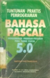 Image of Tuntunan Praktis Pemograman Bahasa Pascal