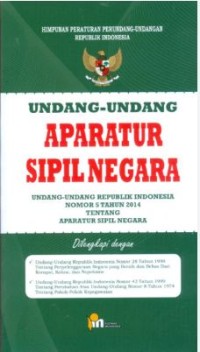 Image of Undang-undang Aparatur Sipil Negara (UU RI No.5 Tahun 2014)
