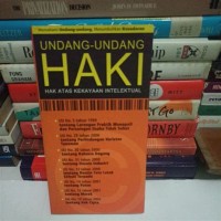 Image of Undang-undang Haki Hak atas kekayaan Intelektual
