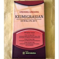 Image of Undang - Undang Keimigrasian (UU RI No. 6 Th. 2011)