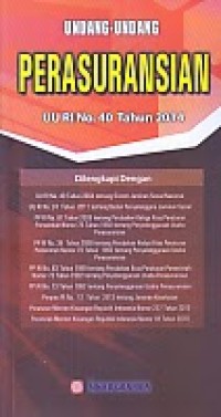 Image of Undang - Undang Perasuransian (UU RI No. 40 Th. 2014)