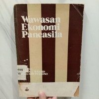 Image of Wawasan Ekonomi Pancasila