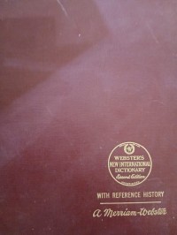 Image of Webster's New International Dictionary of the English Language