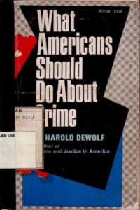 Image of What American Shold Do Aboud Crime