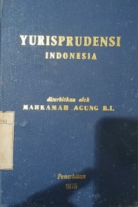 Image of Yurisprudensi Indonesia