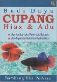 Image of Cupang aduan dan hias