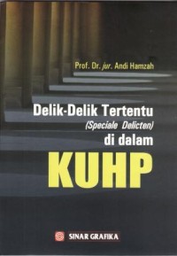 Image of Delik-delik Tertentu (Special Delicten) di dalam KUHP
