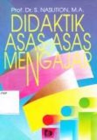 Image of Didaktik Asas-asas Mengajar