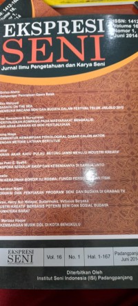 Image of Ekspresi Seni : Jurnal ilmu pengetahuan dan karya seni