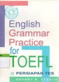 Image of English Grammar Practice for Toefl
