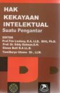 Image of Hak kekayaan Intelektual Suatu pengantar