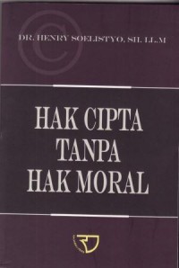 Image of HAK CIPTA TANPA HAK MORAL
