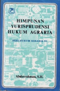 Image of Himpunan Yurisprudensi Hukum Agraria