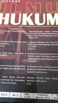 Image of Jurnal Ilmu Hukum