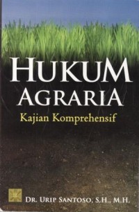 Image of Hukum Agraria Kajian Komprehensif