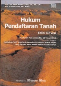 Image of Hukum Pendaftaran Tanah