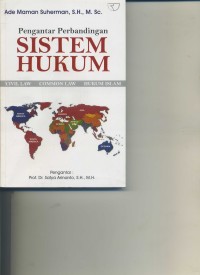 Image of Pengantar Perbandingan Sistem Hukum