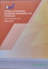 Image of JGEET : Journal Of Geoscience Engineering, environment And Technology