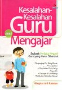 Image of Kesalahan Kesalahan Guru saat Mengajar