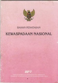 Image of Bahan Penataran P-4: Kewaspadaan Nasional