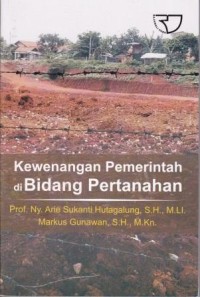 Image of Kewenangan Pemerintah di Bidang Pertanahan