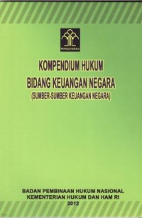 Image of Kopendium Hukum Bidang Keuangan Negara (Sumber-Sumber Keuangan Negara)