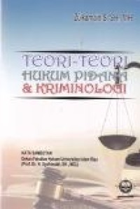 Image of Teori-teori Hukum Pidana & Kriminologi