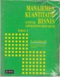 Image of Manajemen Kuantitatif untuk bisnis