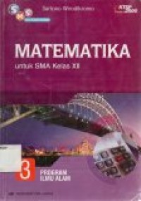 Image of Matematika Jilid 3 IPA untuk Kelas XII