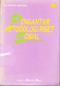 Image of Pengantar Metodologi Reseach Sosial