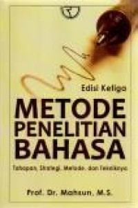 Image of Metode Penelitian Bahasa
