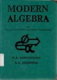 Image of Modern Algebra