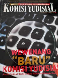 Image of Majalah Media Informasi Hukum Dan Peradilan Komisi Yudisial