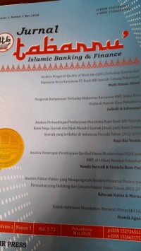 Image of Jurnal Tabarru' : Islamic banking and finance ( mei 2018 )