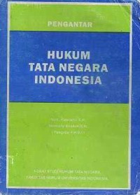Image of Pengantar Hukum Tata Negara Indonesia