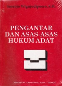 Image of Pengantar dan Asas-asas Hukum Adat
