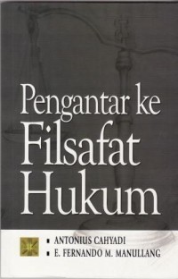 Image of Pengantar ke Filsafat Hukum