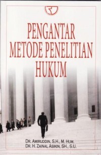 Image of Pengantar Metodologi Penelitian HUkum