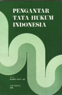 Image of Pengantar Tata Hukum Indonesia