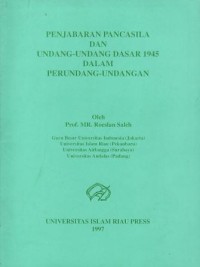Image of Penjabaran Pancasila dan UUD 1945 dalam Perundang-undangan