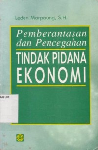 Image of Pemberantasan dan Pencegahan Tindak Pidana EKonomi