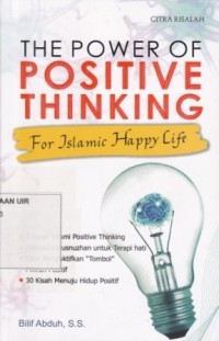 Image of The Power Of Positive Thingking For Islamic Happy Life