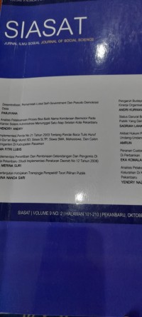 Image of Jurnal Ilmu Sosial Siasat
