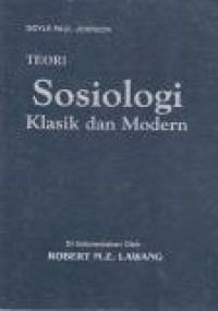 Image of Sosiologi Klasik