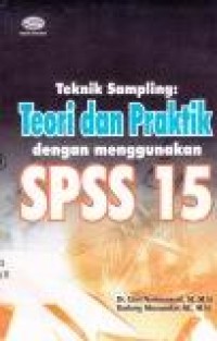 Image of Teori dan Praktik SPSS 15