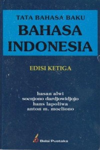 Image of Tata Bahasa Baku bahasa Indonesia