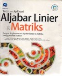 Image of Teori dan Aplikasi Aljabar Linier dan Matriks
